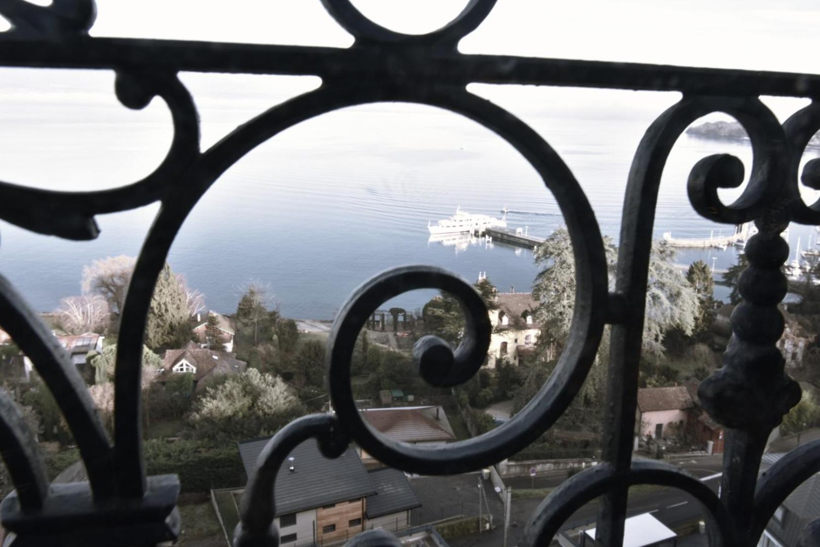 Appartement Avec Vue 180 Sur Le Lac Leman Тонон-ле-Бен Екстер'єр фото