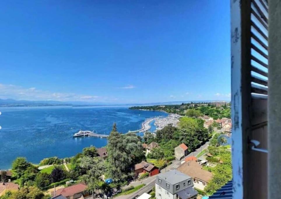 Appartement Avec Vue 180 Sur Le Lac Leman Тонон-ле-Бен Екстер'єр фото